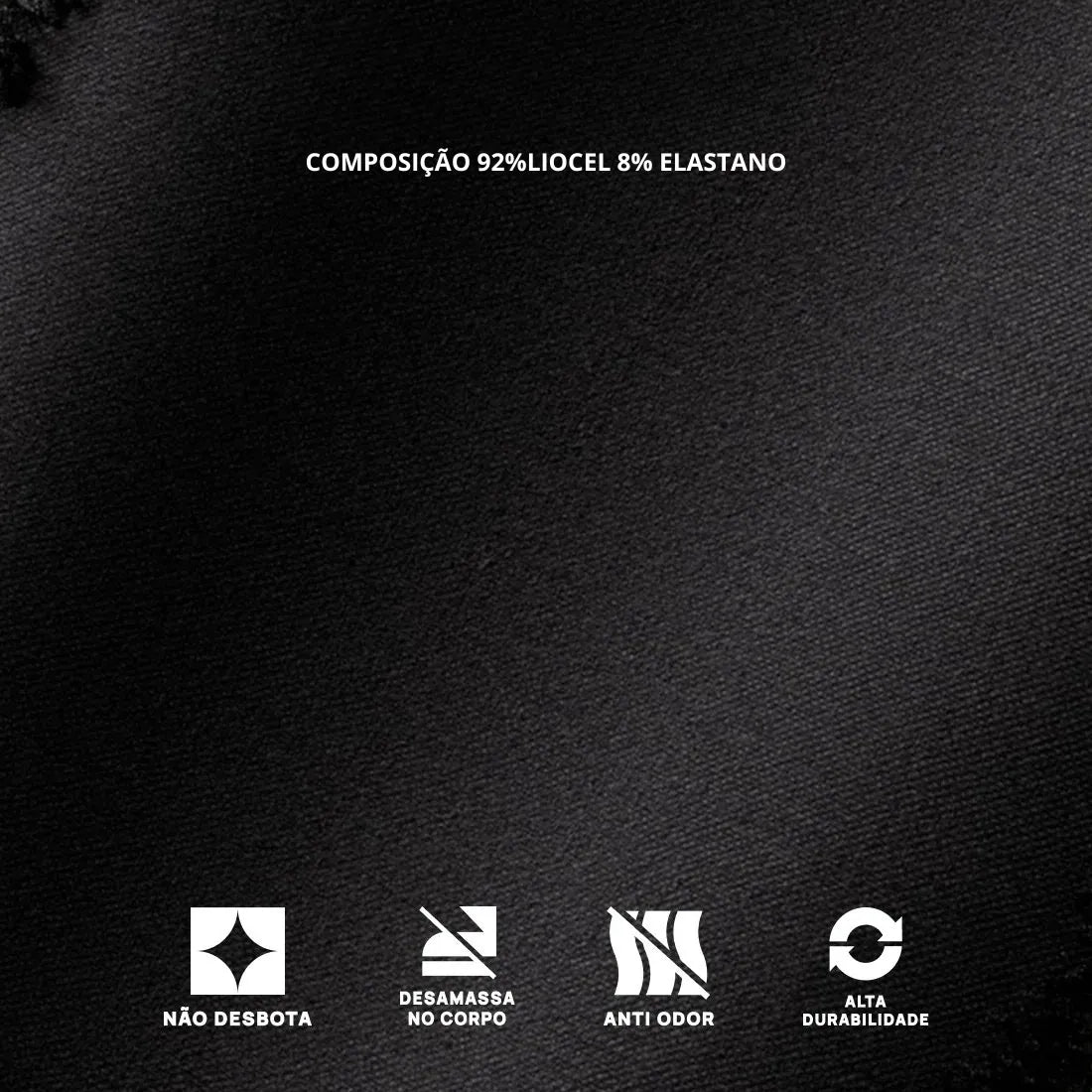 CAMISETA⎪ALL BLACK⎪TECH TENCEL®